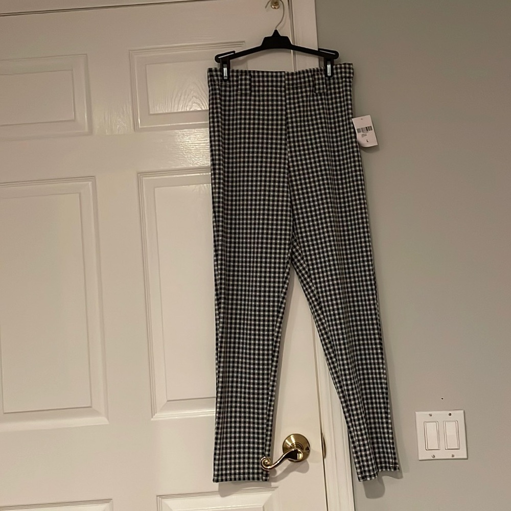 Black & White Checkered Pants